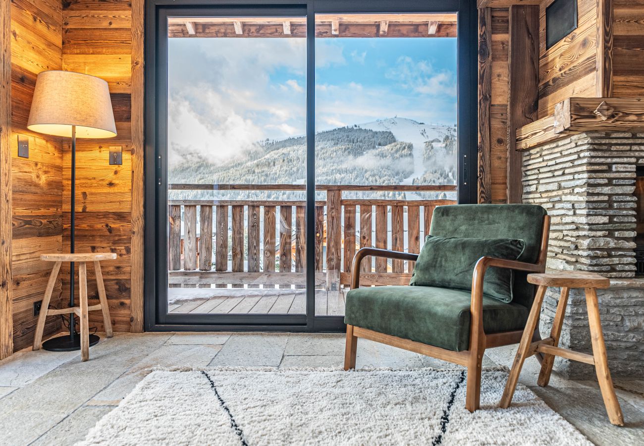 Chalet in Les Gets - Superb chalet next to ski slopes and lake, with panoramic views