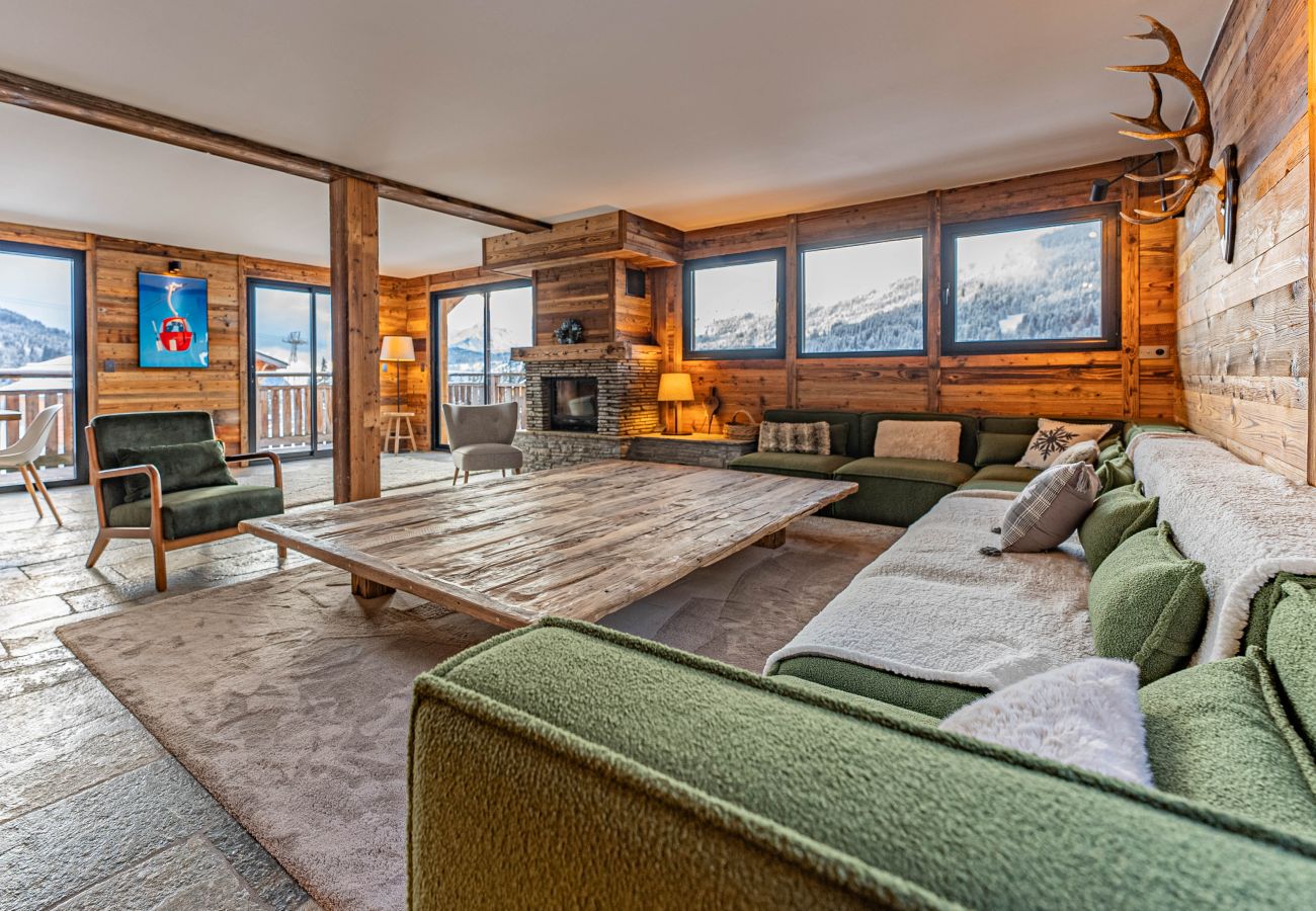 Chalet in Les Gets - Superb chalet next to ski slopes and lake, with panoramic views