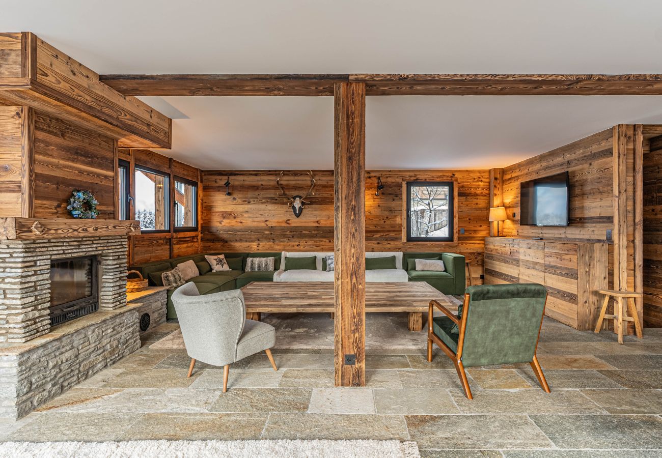 Chalet in Les Gets - Superb chalet next to ski slopes and lake, with panoramic views