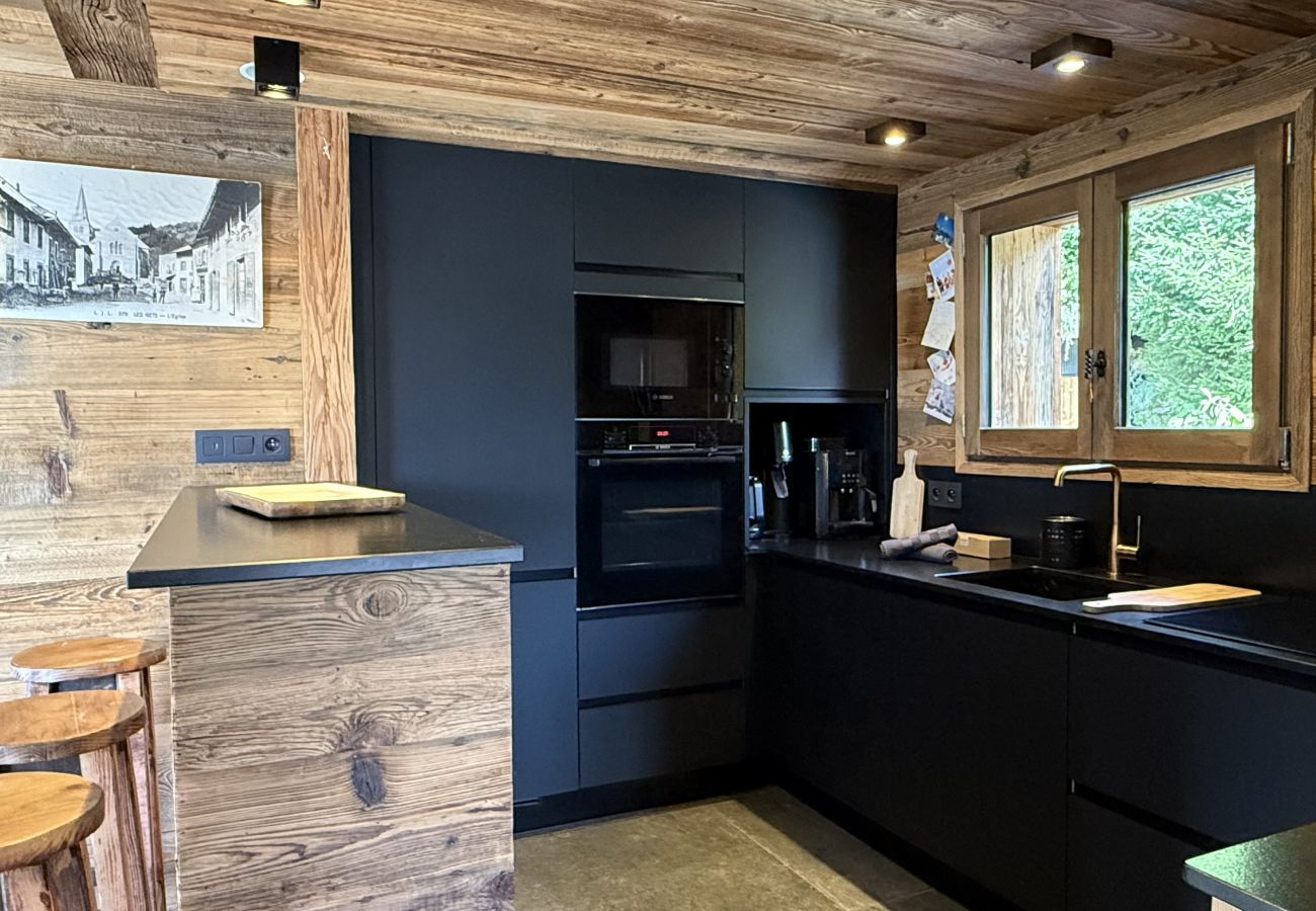 Chalet in Les Gets - NEW! Chalet Nova - LES GETS: fireplace, jacuzzi, stunning view