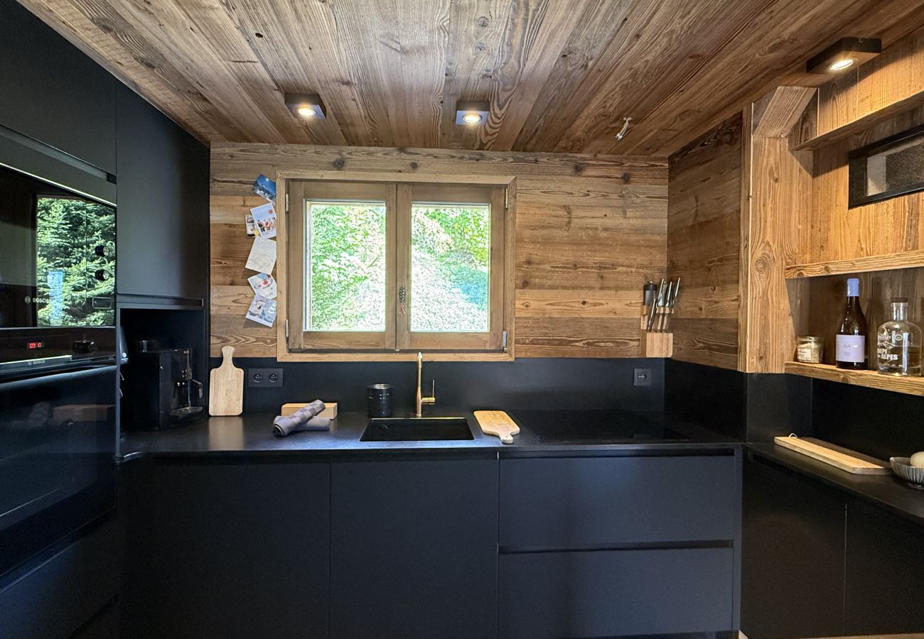 Chalet in Les Gets - NEW! Chalet Nova - LES GETS: fireplace, jacuzzi, stunning view