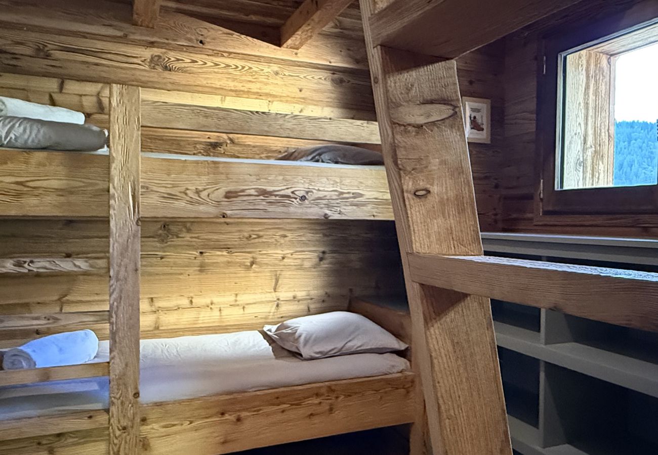 Chalet in Les Gets - NEW! Chalet Nova - LES GETS: fireplace, jacuzzi, stunning view