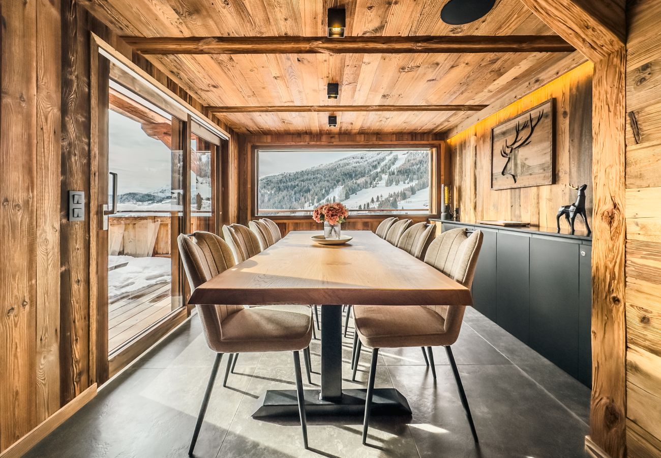 Chalet in Les Gets - NEW! Chalet Nova - LES GETS: fireplace, jacuzzi, stunning view