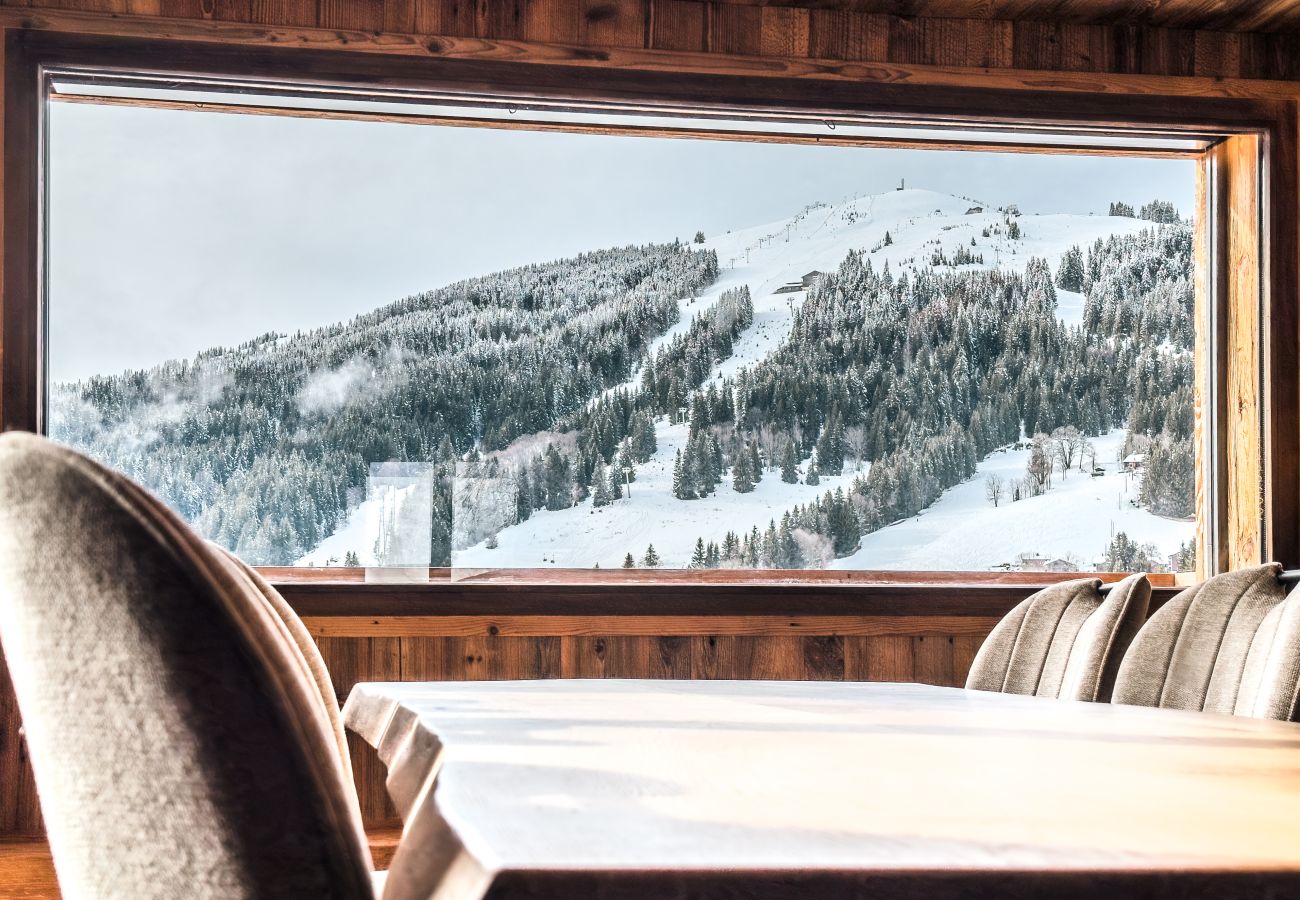 Chalet in Les Gets - NEW! Chalet Nova - LES GETS: fireplace, jacuzzi, stunning view