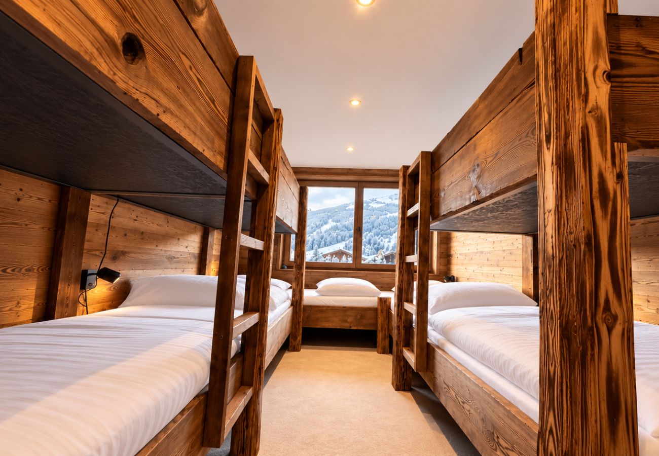 Chalet in Les Gets - NEW! Chalet Eagle - LES GETS: ski-in/ski-out, fireplace, superb view