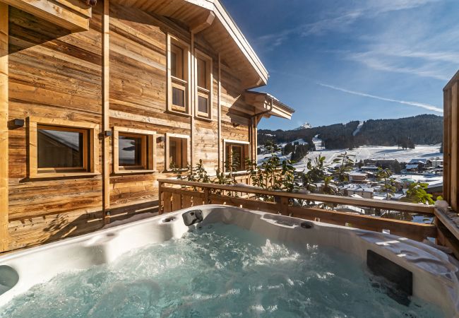 Appartement à Les Gets - Duplex Pen Men - LES GETS : proche du centre, jacuzzi, superbe vue Appartement à Les Gets - Duplex Pen Men - LES GETS : proche du centre, jacuzzi, superbe vue