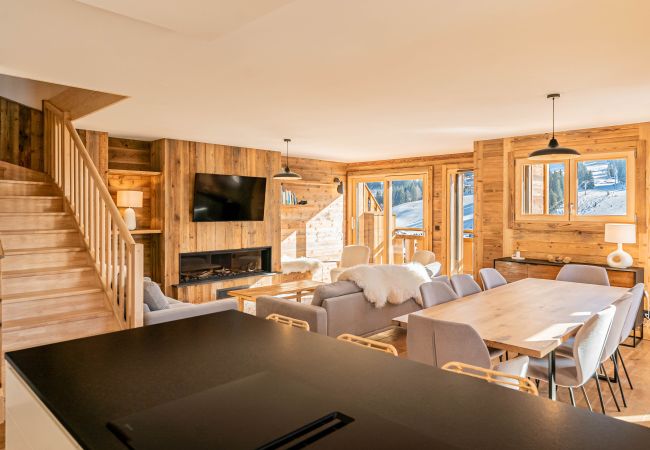 Appartement à Les Gets - Duplex Pen Men - LES GETS : proche du centre, jacuzzi, superbe vue Appartement à Les Gets - Duplex Pen Men - LES GETS : proche du centre, jacuzzi, superbe vue