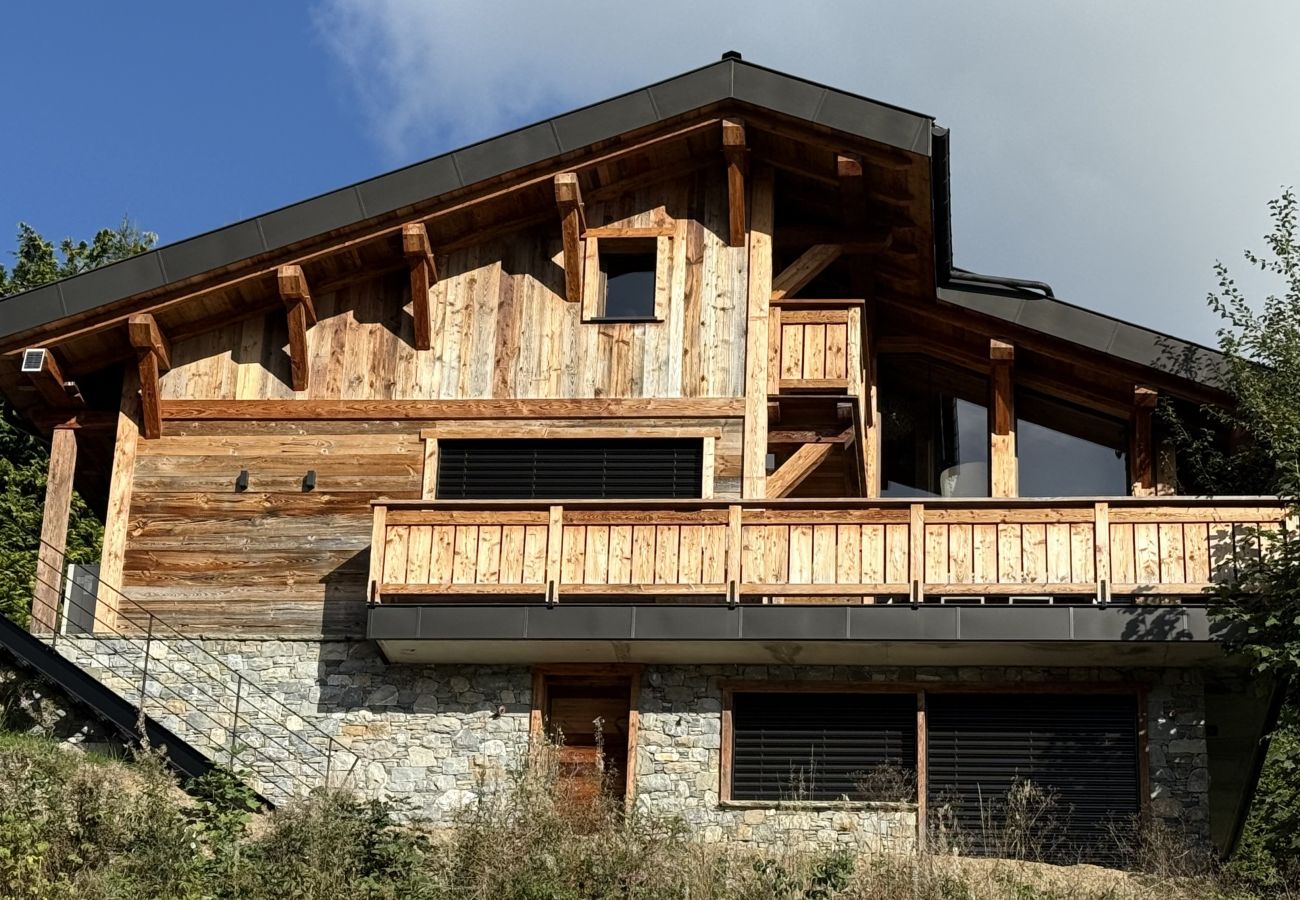 Chalet à Les Gets - NOUVEAU ! Chalet Nova - LES GETS : cheminée, jacuzzi, superbe vue