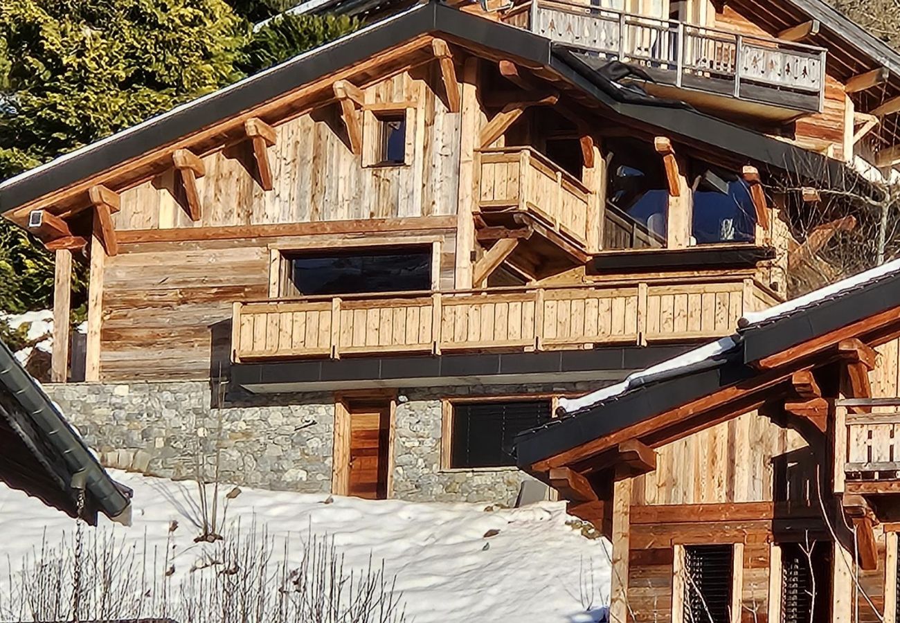 Chalet à Les Gets - NOUVEAU ! Chalet Nova - LES GETS : cheminée, jacuzzi, superbe vue