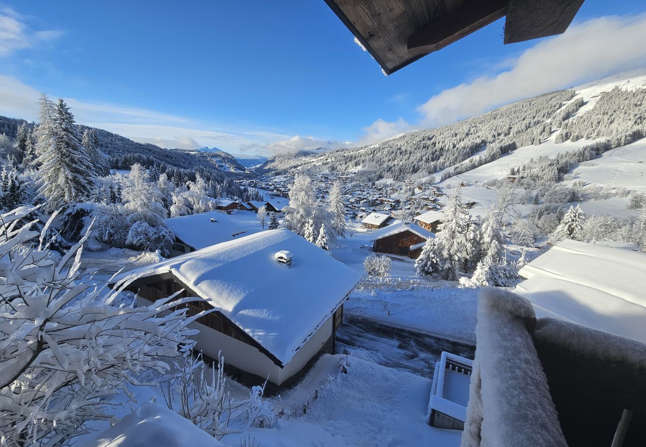 Chalet à Les Gets - NOUVEAU ! Chalet Nova - LES GETS : cheminée, jacuzzi, superbe vue