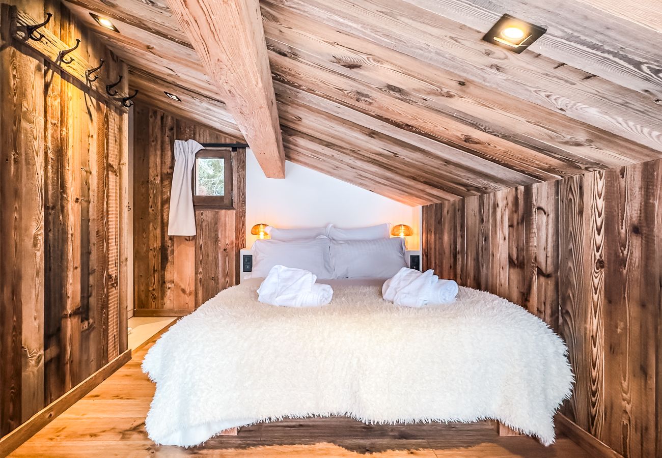 Chalet à Les Gets - NOUVEAU ! Chalet Nova - LES GETS : cheminée, jacuzzi, superbe vue