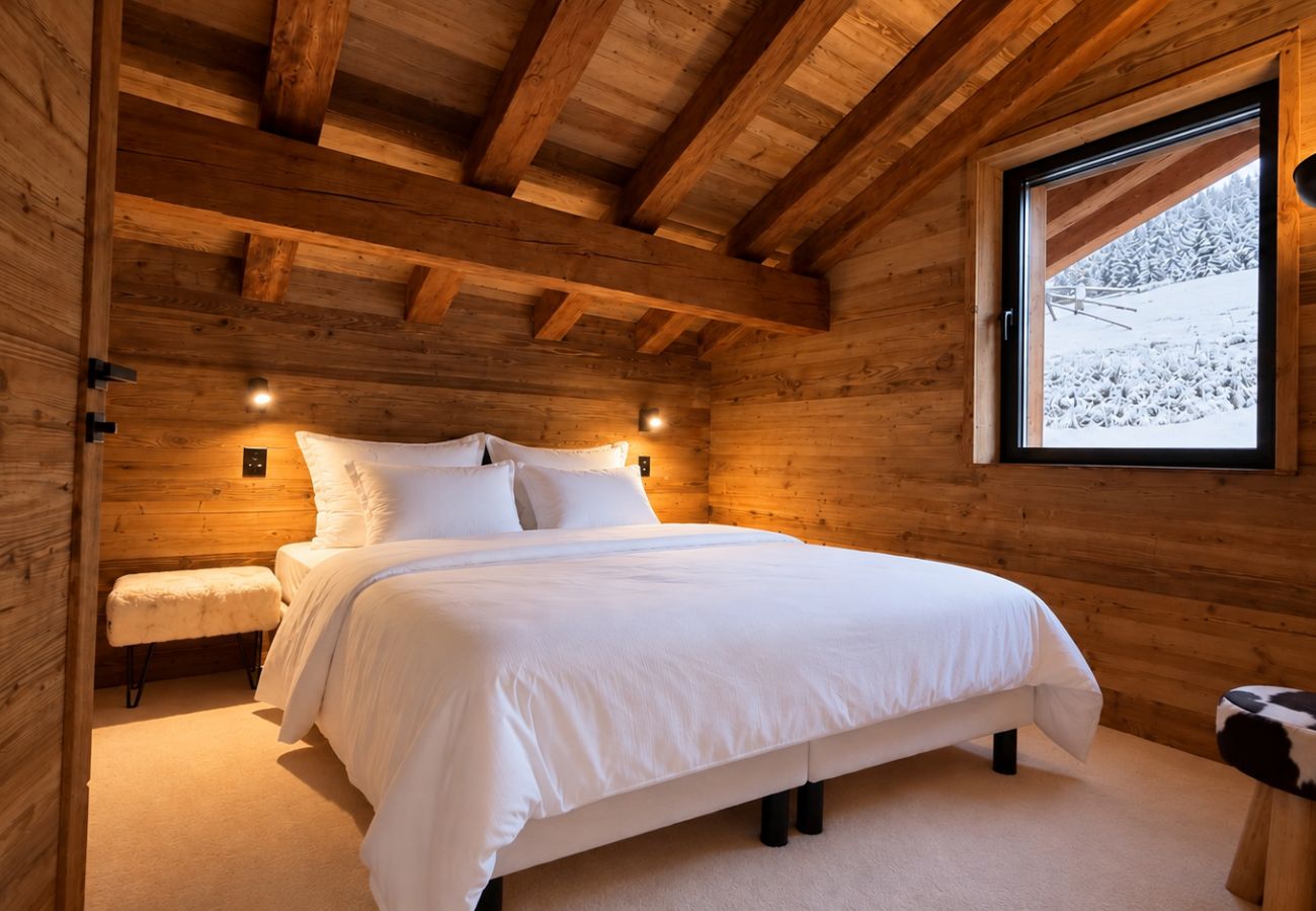 Chalet à Les Gets - NOUVEAU! Chalet Eagle  - LES GETS : ski aux pieds, cheminée, superbe vue