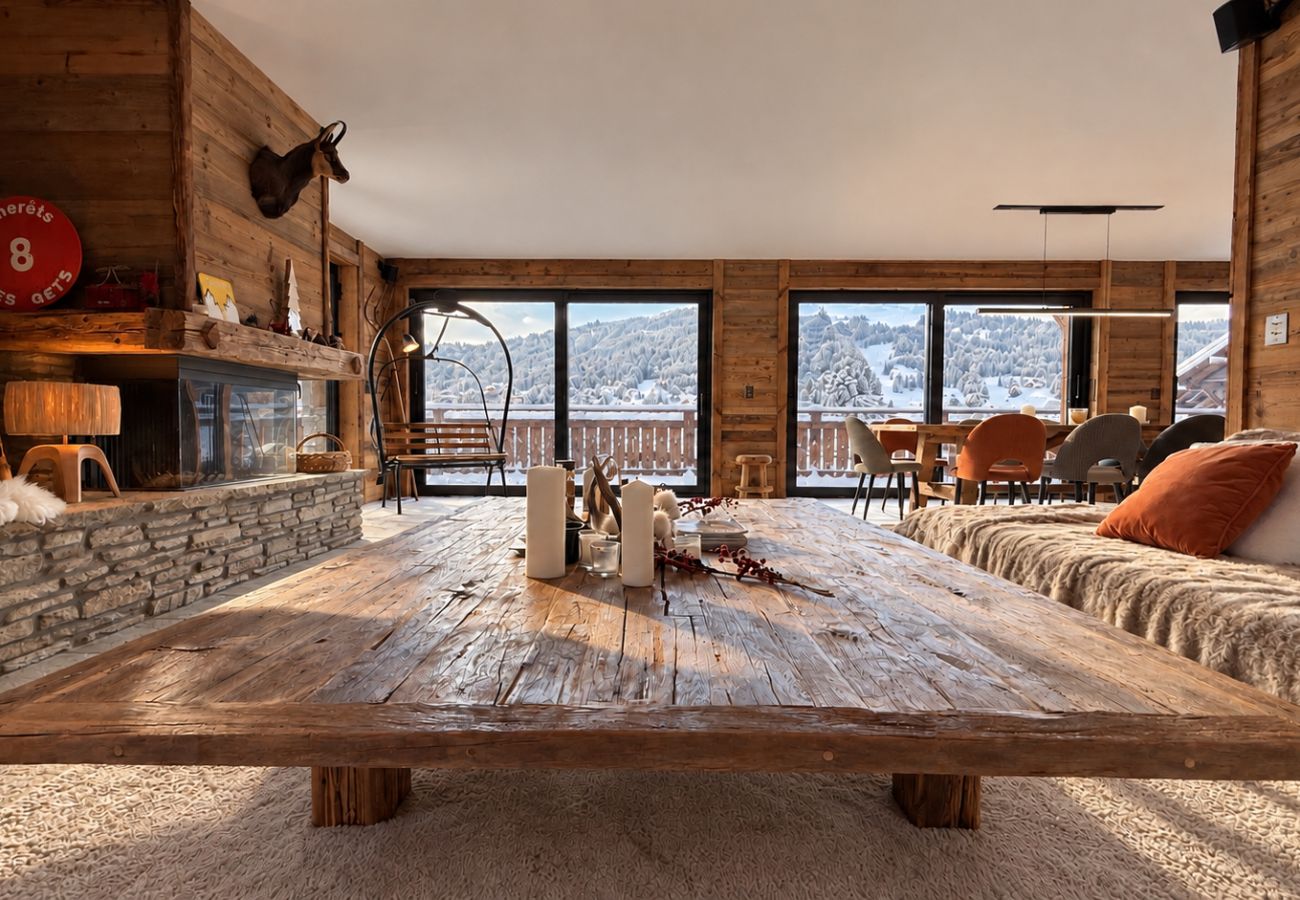 Chalet à Les Gets - NOUVEAU! Chalet Eagle  - LES GETS : ski aux pieds, cheminée, superbe vue