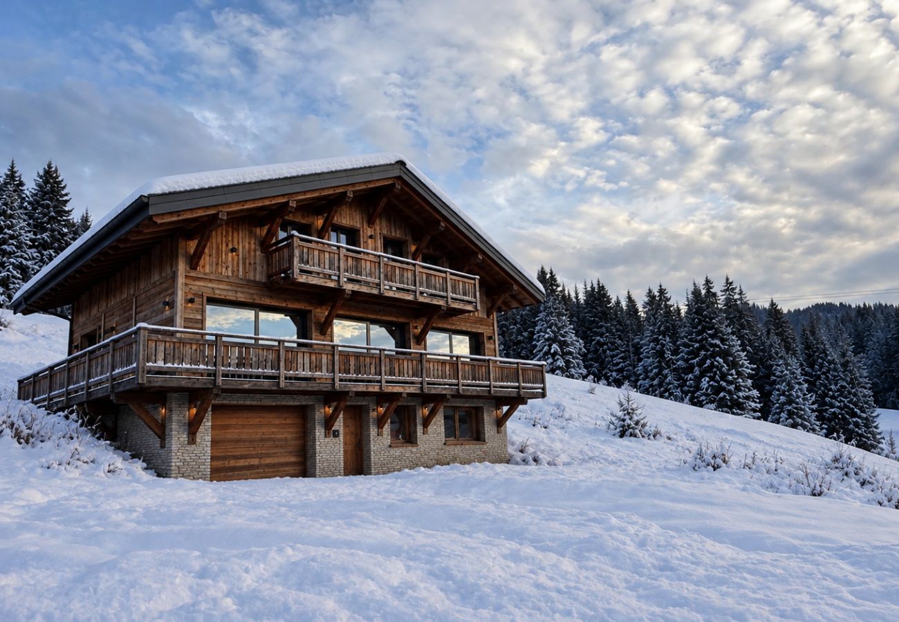 Chalet à Les Gets - NOUVEAU! Chalet Eagle  - LES GETS : ski aux pieds, cheminée, superbe vue