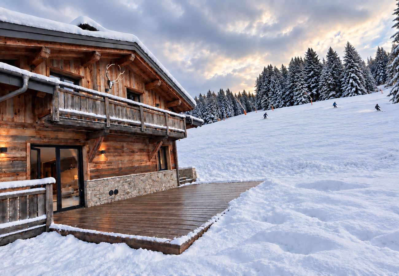 Chalet à Les Gets - NOUVEAU! Chalet Eagle  - LES GETS : ski aux pieds, cheminée, superbe vue