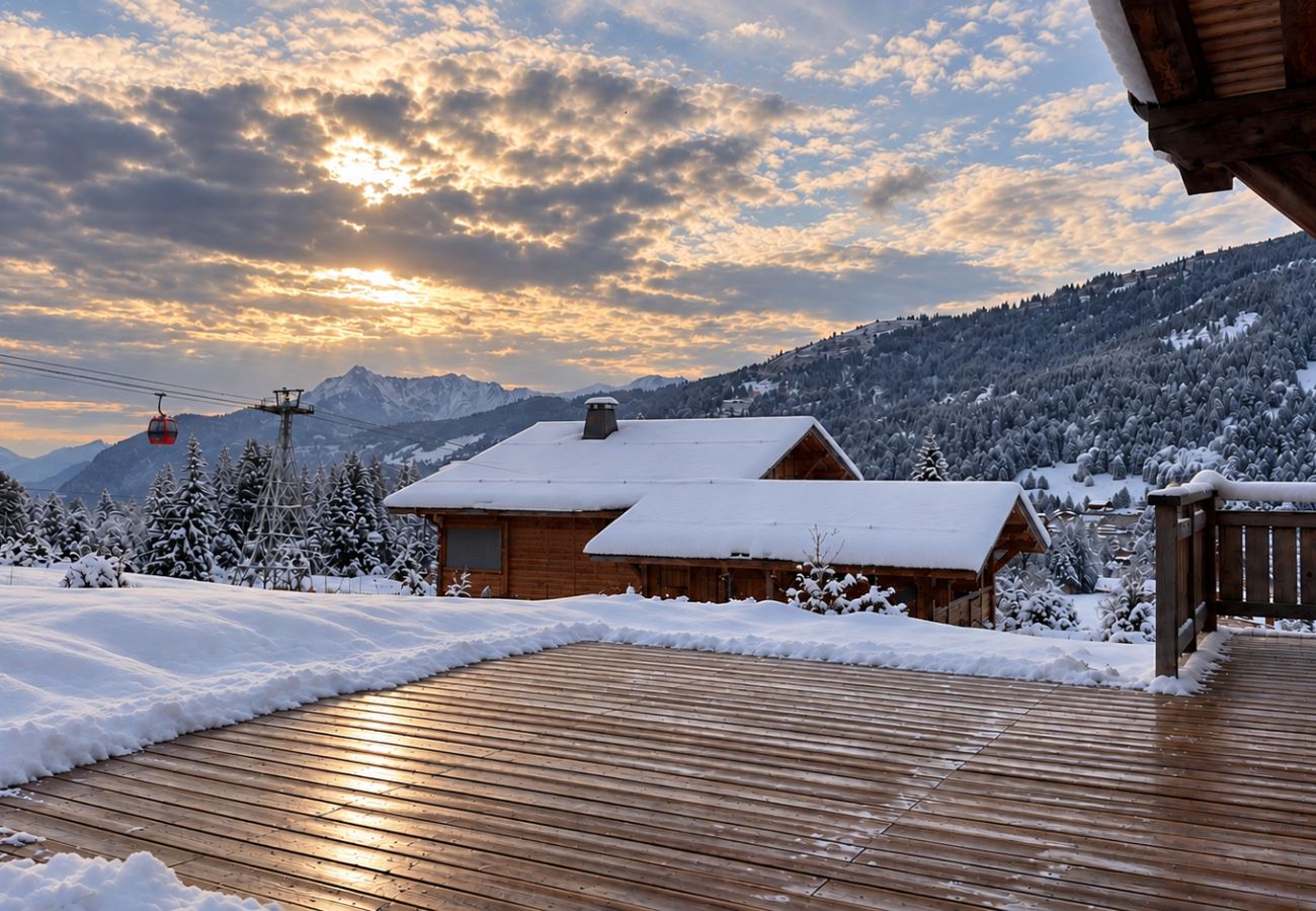 Chalet à Les Gets - NOUVEAU! Chalet Eagle  - LES GETS : ski aux pieds, cheminée, superbe vue