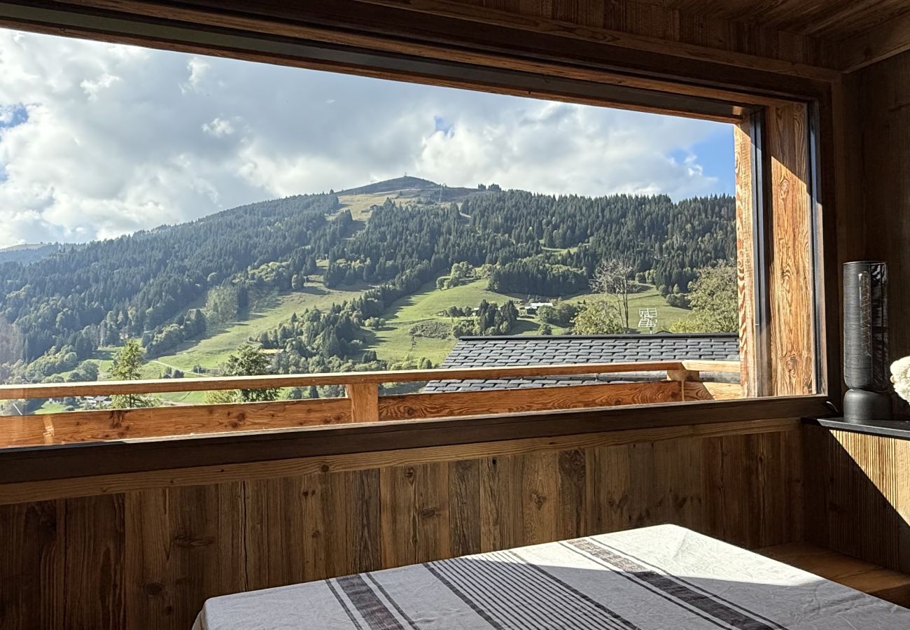 Chalet in Les Gets - NIEUW! Chalet Nova - LES GETS: open haard, jacuzzi, prachtig uitzicht
