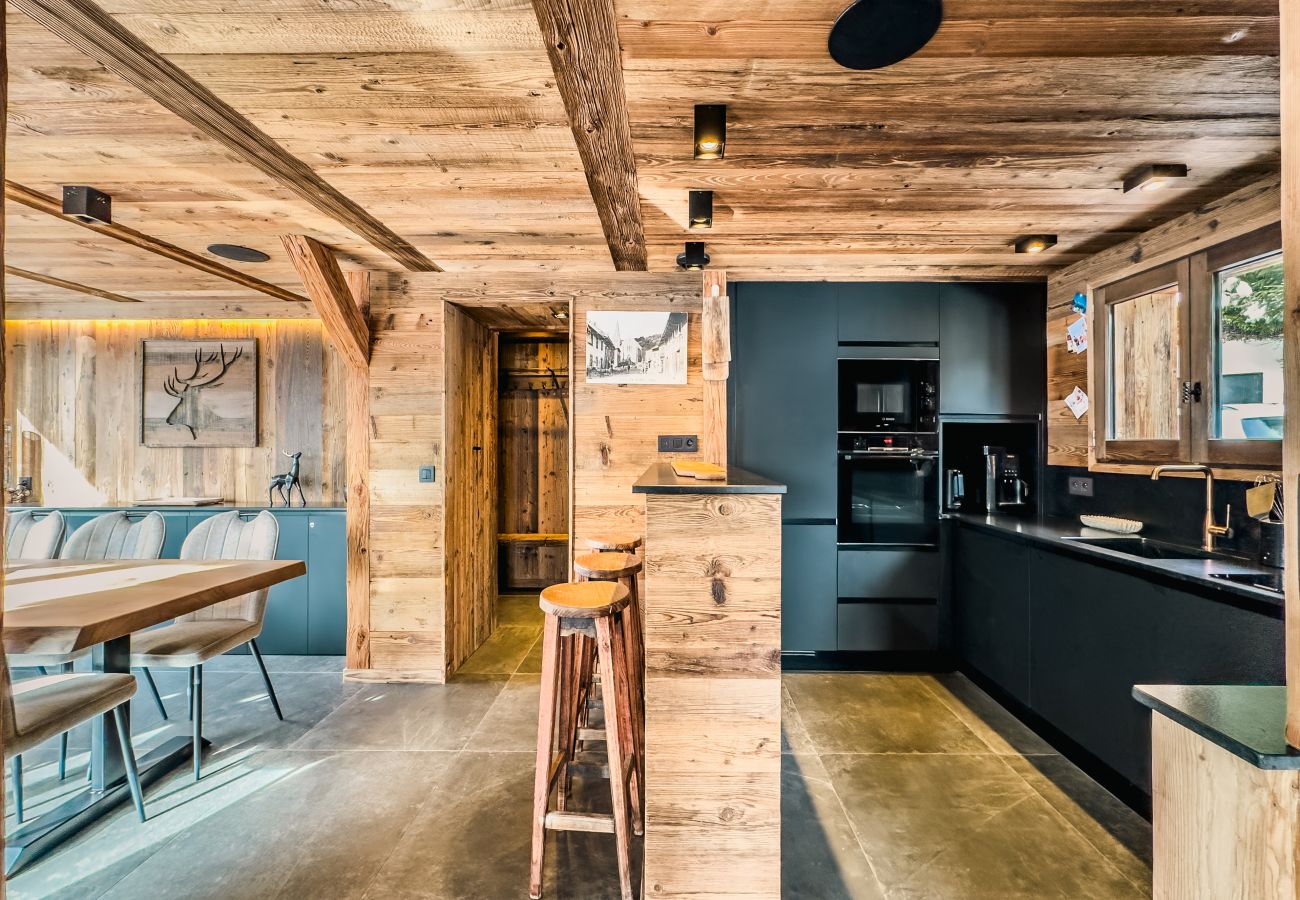 Chalet in Les Gets - NIEUW! Chalet Nova - LES GETS: open haard, jacuzzi, prachtig uitzicht