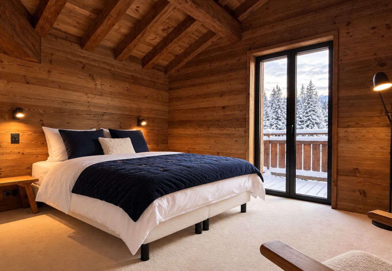 Chalet in Les Gets - NIEUW! Chalet Eagle - LES GETS: directe toegang tot de skipistes, open haard, prachtig uitzicht