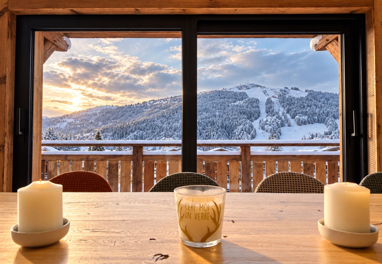 Chalet in Les Gets - NIEUW! Chalet Eagle - LES GETS: directe toegang tot de skipistes, open haard, prachtig uitzicht